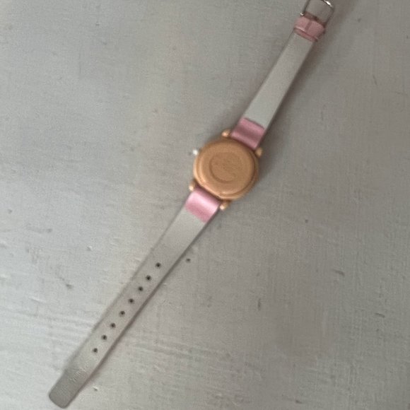 Vintage Disney Minnie Mouse Baby Pink Lorus Wrist Watch 80s 90s - Picture 5 of 7